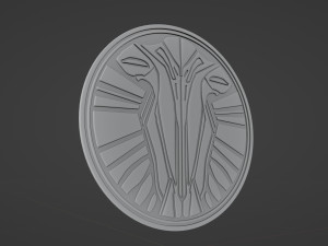 Ancient Coin Printable 3D Baskı Modeli