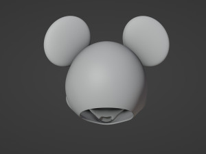 Mickey Mouse Helmet Printable Modelo de impresión 3D