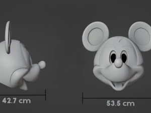 Casco de Mickey Mouse Imprimible Modelo de impresión 3D