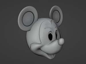 Mickey Mouse Helmet Printable Modelo de impresión 3D