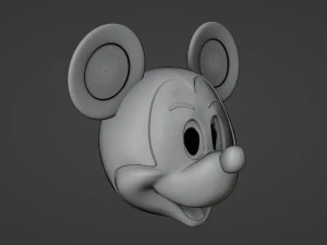Casco de Mickey Mouse Imprimible Modelo de impresión 3D