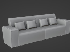 Family Couch Printable Modèles 3D en vedette