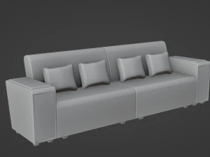 Family Couch Printable 3D Print Model