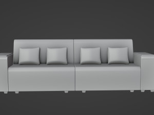 Family Couch Printable Modèles 3D en vedette