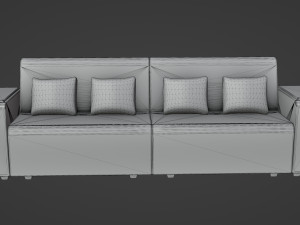 Family Couch Printable Modèles 3D en vedette