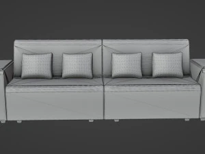 Family Couch Printable 3D Print Model