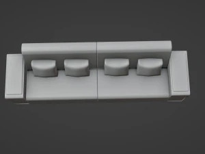 Family Couch Printable 3D Print Model