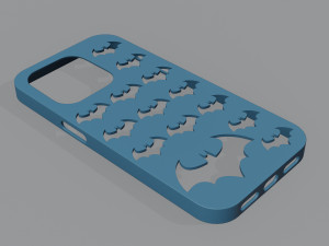 Iphone 14 Pro Batman Case 3D Print Model
