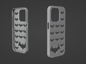 Iphone 14 Pro Batman Case 3D Print Model