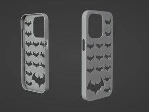 Iphone 14 Pro Batman Case 3D Print Model