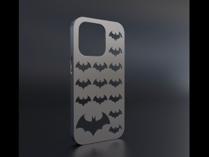 Iphone 14 Pro Batman Case 3D Print Model