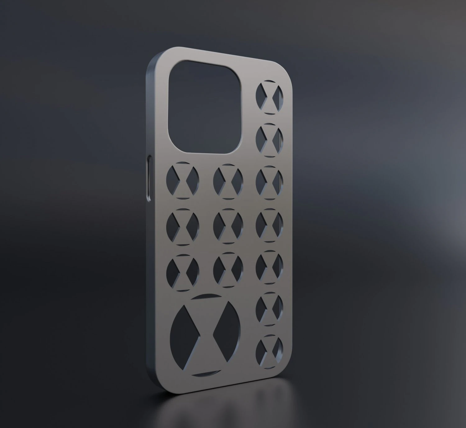Iphone 14 Pro Black Widow Case 3D Print Model .c4d .max .obj .3ds .fbx .stl .blend 