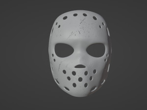Scary Hockey Mask Printable Modelo de impresión 3D