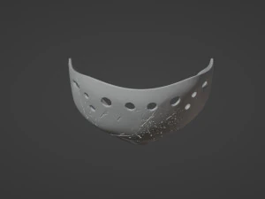 Scary Hockey Mask Printable 3D Print Model