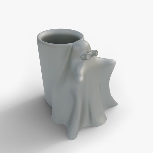 Ghost Pen Holder Modelo de impresión 3D .c4d .max .obj .3ds .fbx .stl .blend 