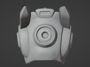 Wearable Sci-fi Helmet 3D प्रिंट मॉडल
