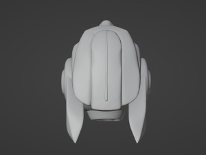 Wearable Sci-fi Helmet 3D प्रिंट मॉडल