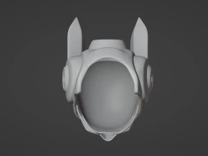 Wearable Sci-fi Helmet 3D Print Model