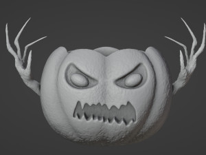 Halloween Pumpkin Planter 3Dプリントモデル