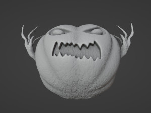 Halloween Pumpkin Planter 3Dプリントモデル