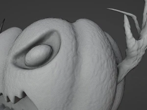 Halloween Pumpkin Planter 3D Print Model