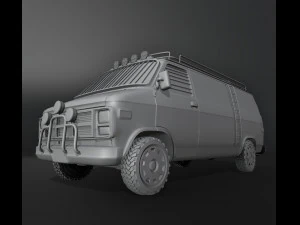 Post-Apocalyptic Survival Vehicle Printable 3D Print Model