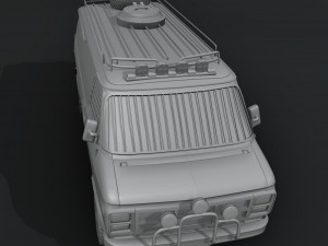 Post-Apocalyptic Survival Vehicle Printable Model Cetak 3D