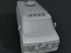 Post-Apocalyptic Survival Vehicle Printable 3D Print Model