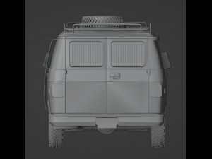 Post-Apocalyptic Survival Vehicle Printable Model Cetak 3D