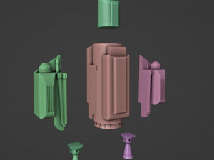 Wearable Mandalorian Jetpack Modèles 3D en vedette