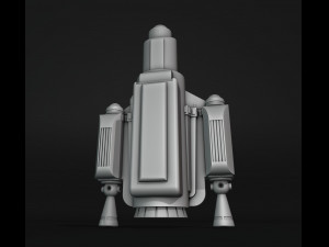 Wearable Mandalorian Jetpack Modèles 3D en vedette