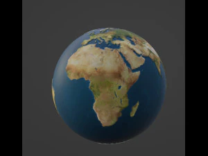 Planet Earth 3D Model