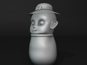 Swaddled Baby Shaped Jar Modèles 3D en vedette