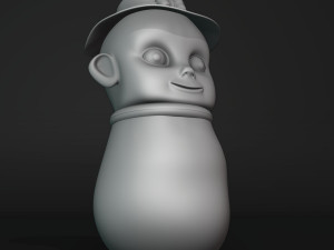 Swaddled Baby Shaped Jar Modèles 3D en vedette