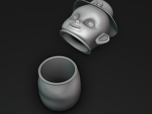 Swaddled Baby Shaped Jar Modèles 3D en vedette