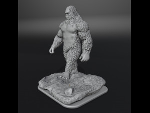 Sasquatch Bigfoot 3D 打印模型