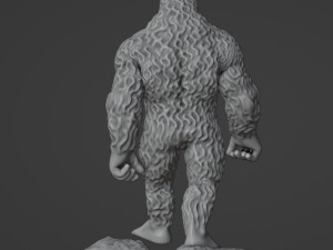 Sasquatch Bigfoot 3D Print Model