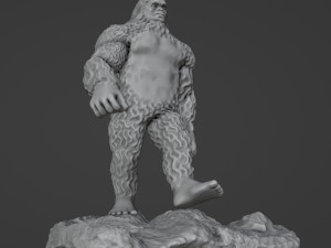 Sasquatch Bigfoot 3D Print Model