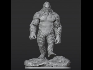 Sasquatch Bigfoot 3D Print Model