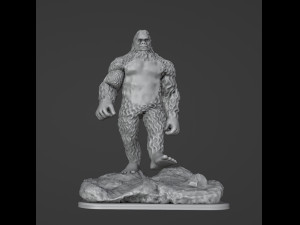 Sasquatch Bigfoot 3D Print Model