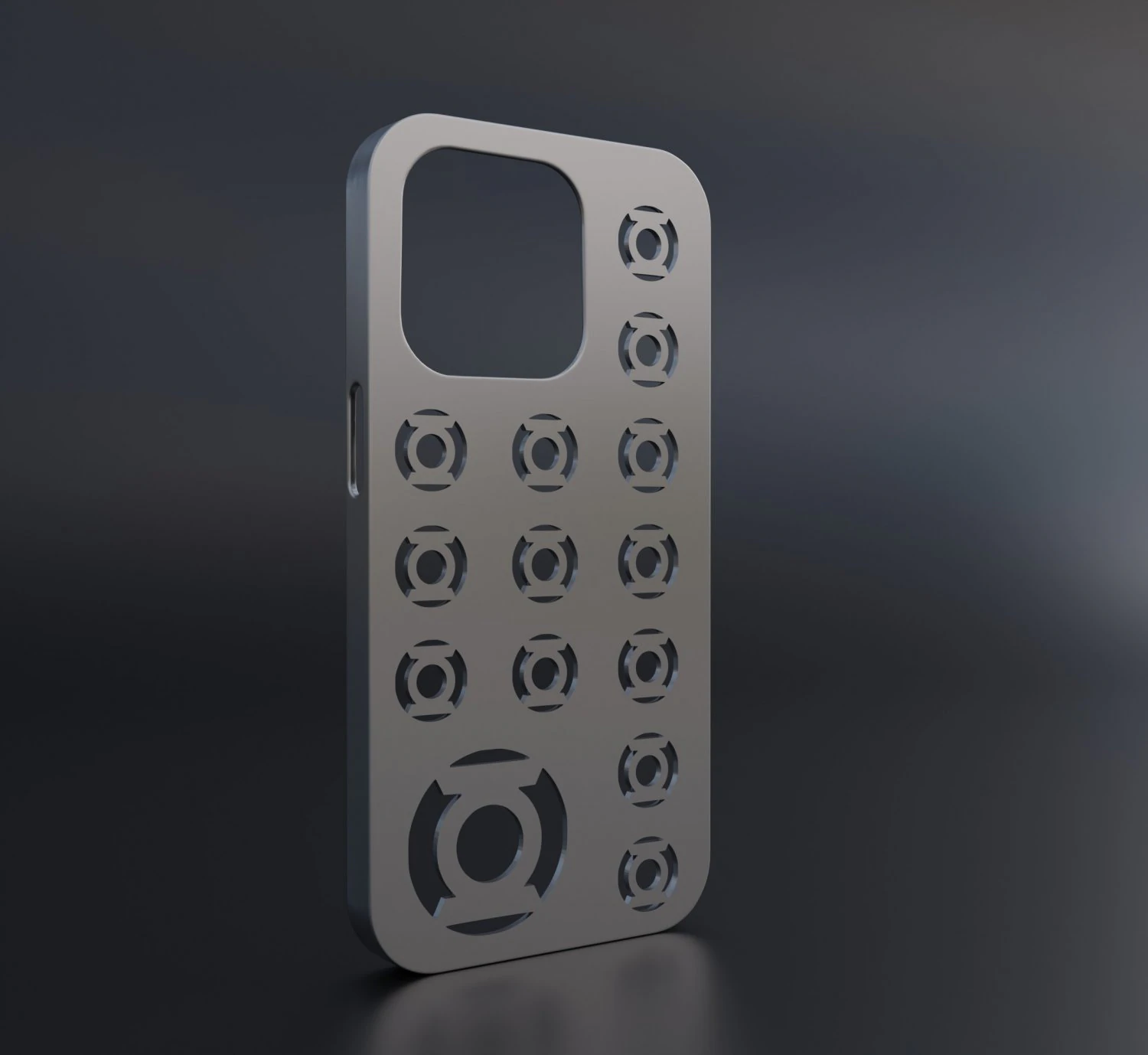 Green lantern Iphone 14 Pro Case 3D Print Model .c4d .max .obj .3ds .fbx .stl .blend 