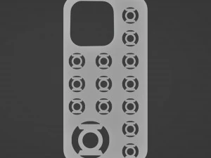 Green lantern Iphone 14 Pro Case 3D Print Model