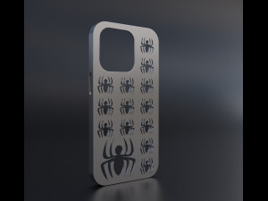 Spiderman Iphone 14 Pro Case 3D Print Model