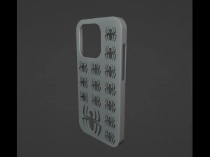 Spiderman Iphone 14 Pro Case 3D Print Model