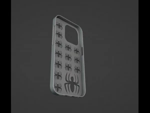 Spiderman Iphone 14 Pro Case 3D Print Model