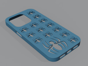 Spiderman Iphone 14 Pro Case 3D Druckmodell