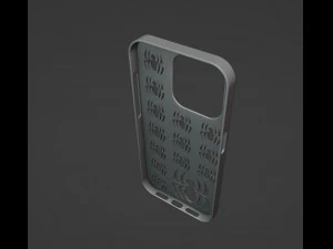Spiderman Iphone 14 Pro Case 3D Print Model