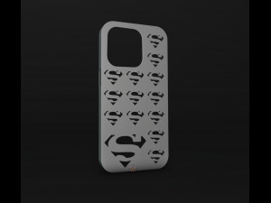 Superman Iphone 14 Pro Case Modelo de Impressão 3D