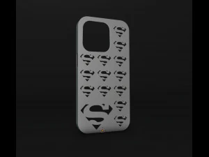 Custodia per iPhone 14 Pro di Superman Modello di stampa 3D