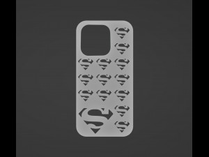 Superman Iphone 14 Pro Case Modelo de Impressão 3D